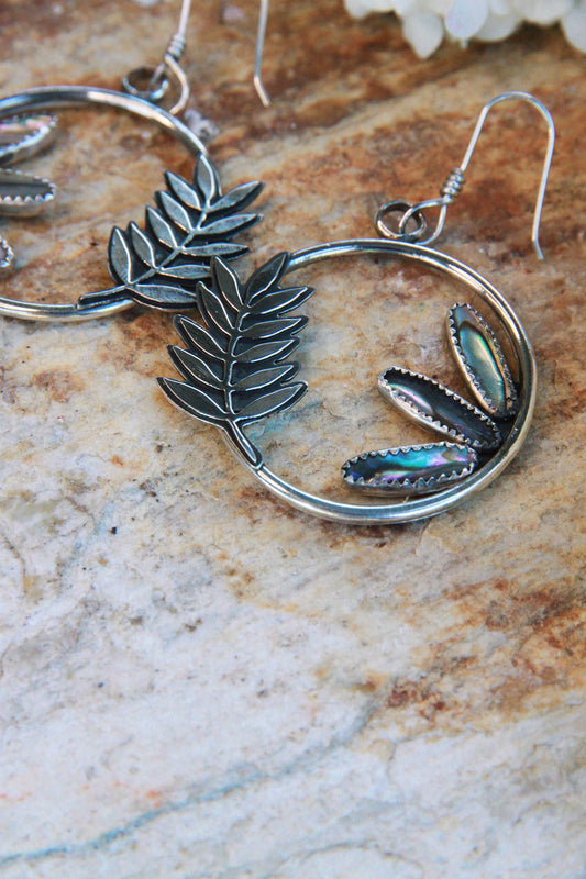 Abalone Fern Hoops