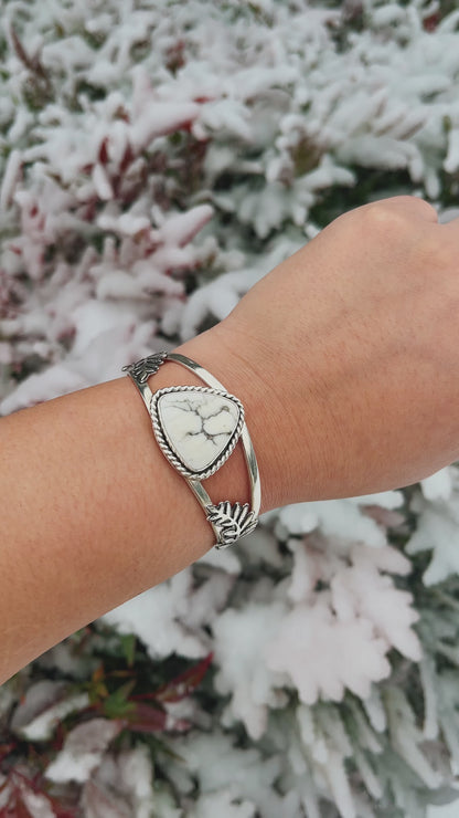 Snow Fern Cuff